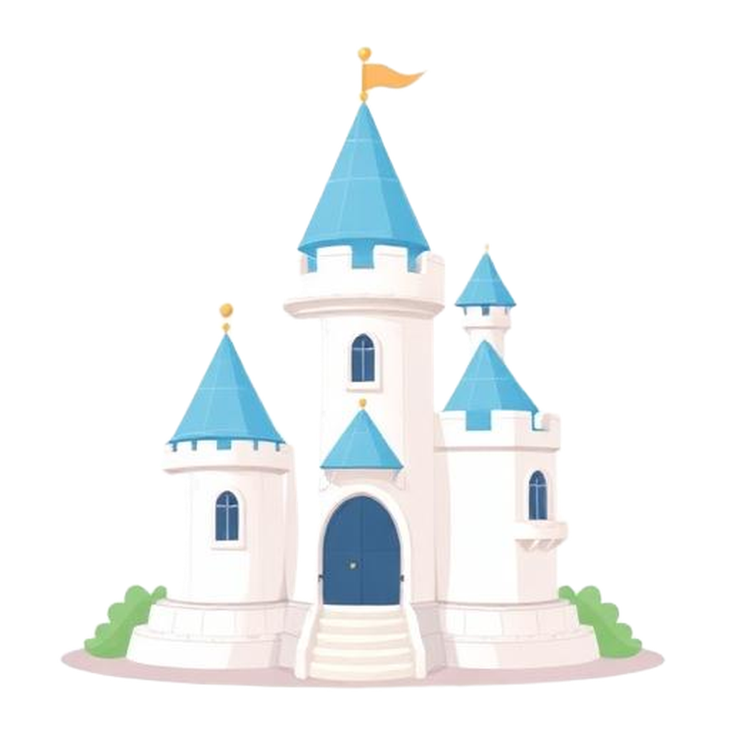 A Kingdom castle on the path between the teams